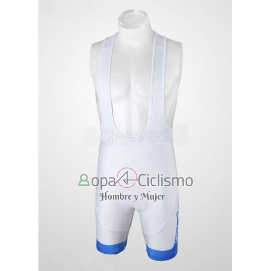 Fdj Ropa Ciclismo Culotte Corto 2010 Mangas Cortas Blanco y Azul Claro